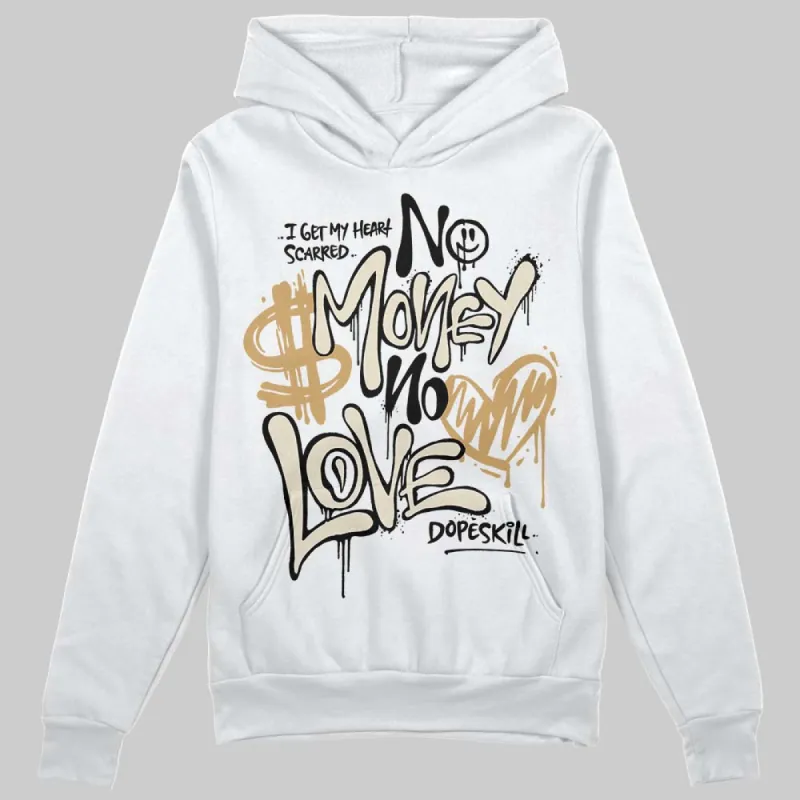 Reverse Metallic 5s DopeSkill Hoodie Sweatshirt No Money No Love Typo Graphic sold by DopeSkill