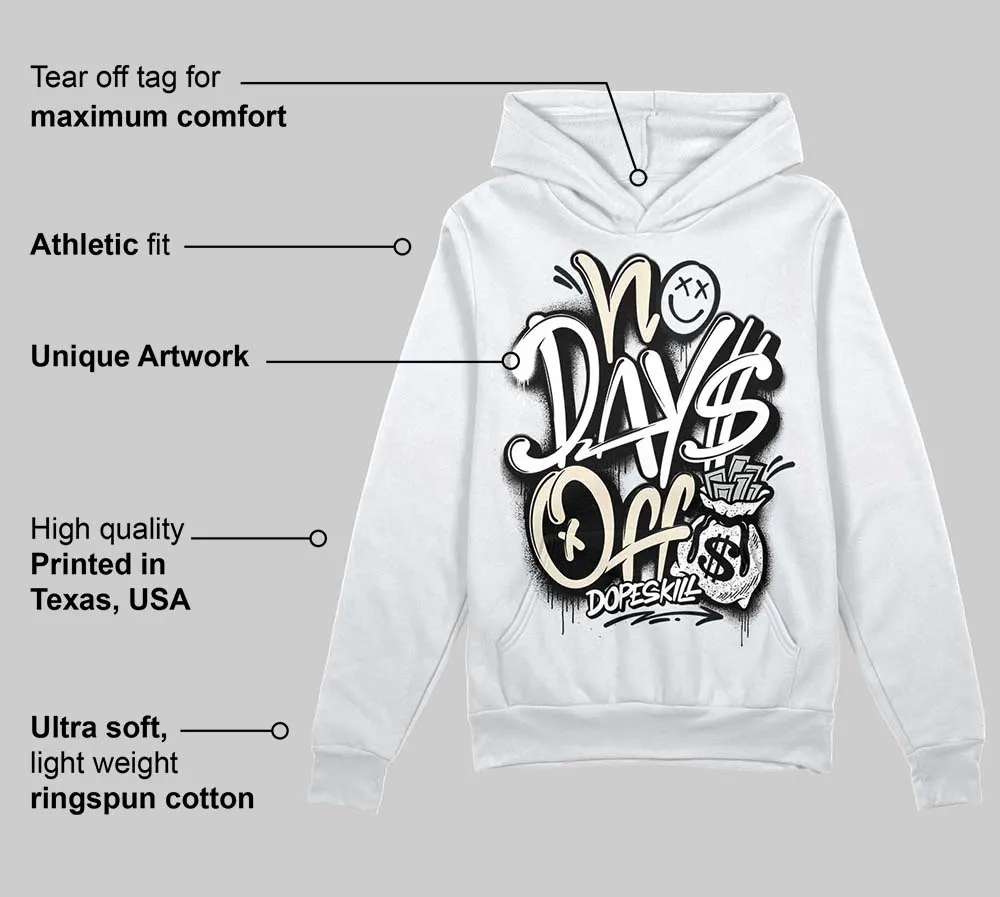 Reverse Metallic 5s DopeSkill Hoodie Sweatshirt No Days Off Graphic sold by DopeSkill product image thumbnail 3