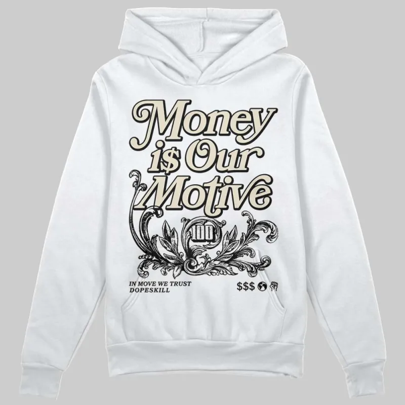 Reverse Metallic 5s DopeSkill Hoodie Sweatshirt Money Is Our Motive Typo Graphic sold by DopeSkill