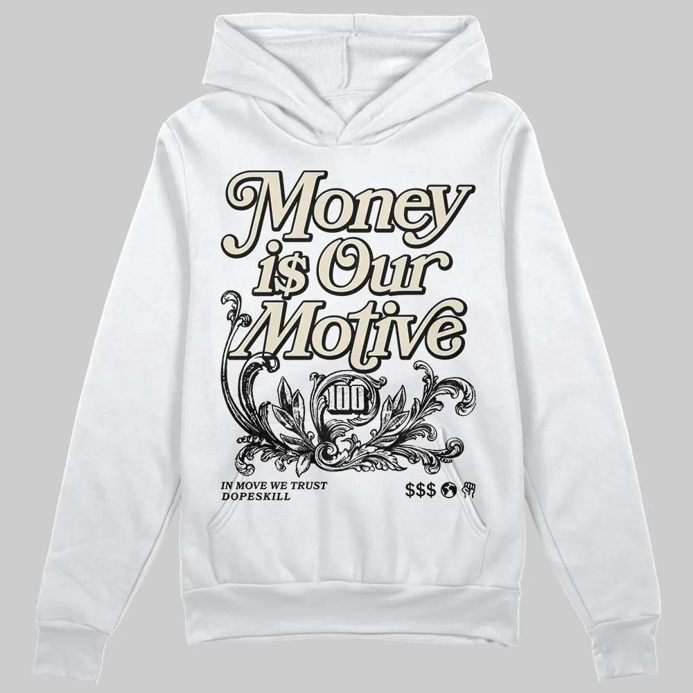 Reverse Metallic 5s DopeSkill Hoodie Sweatshirt Money Is Our Motive Typo Graphic sold by DopeSkill