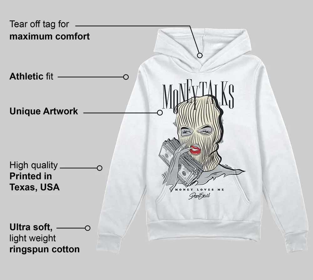 Reverse Metallic 5s DopeSkill Hoodie Sweatshirt Money Talks Graphic sold by DopeSkill product image thumbnail 3