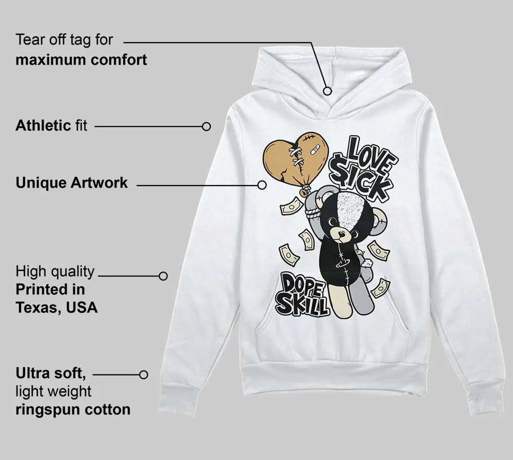 Reverse Metallic 5s DopeSkill Hoodie Sweatshirt Love Sick Graphic sold by DopeSkill product image thumbnail 3