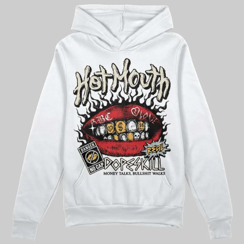 Reverse Metallic 5s DopeSkill Hoodie Sweatshirt Hot Mouth Graphic sold by DopeSkill