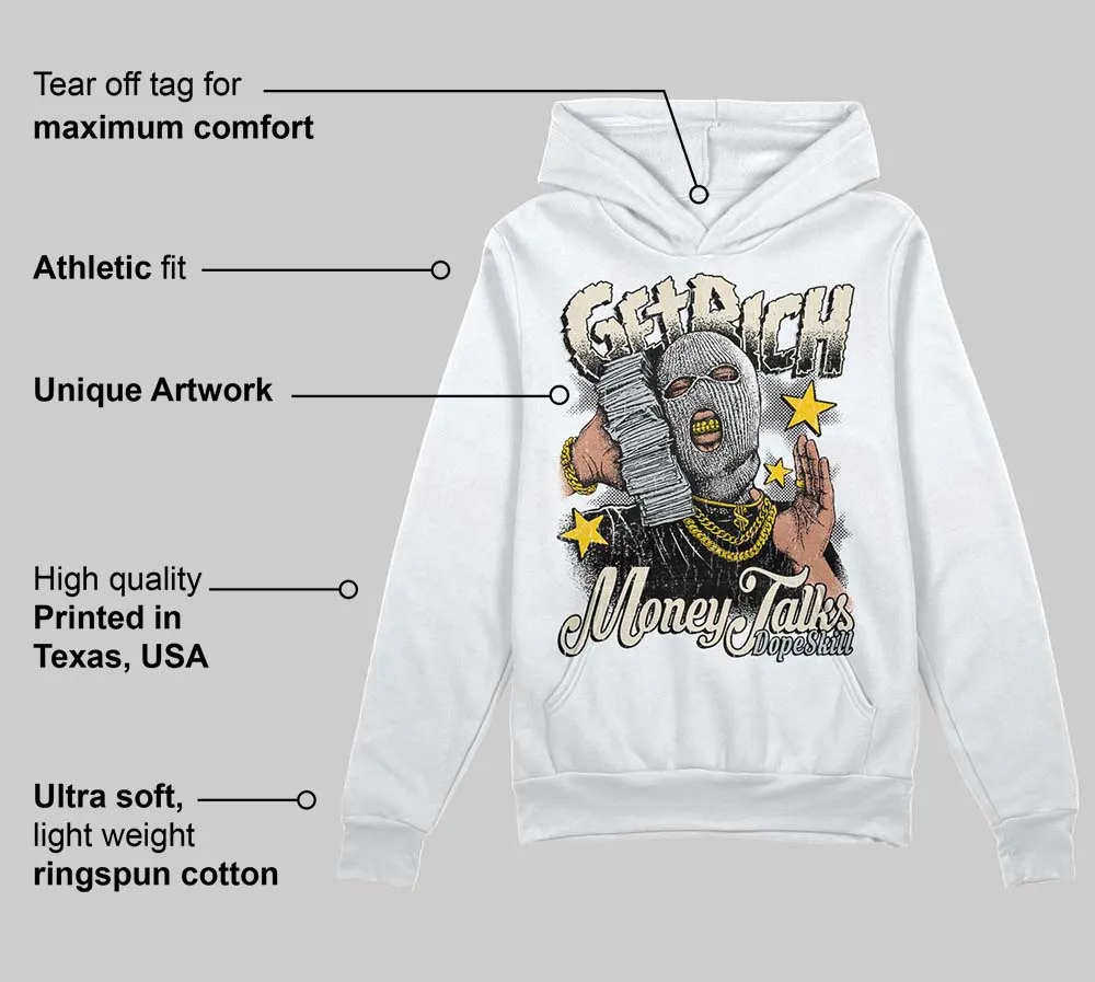 Reverse Metallic 5s DopeSkill Hoodie Sweatshirt Get Rich Graphic sold by DopeSkill product image thumbnail 3