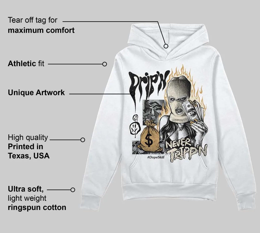 Reverse Metallic 5s DopeSkill Hoodie Sweatshirt Drip'n Never Tripp'n Graphic sold by DopeSkill product image thumbnail 3