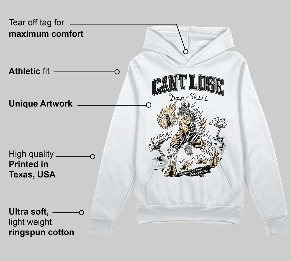 Reverse Metallic 5s DopeSkill Hoodie Sweatshirt Cant Lose Graphic sold by DopeSkill product image thumbnail 3