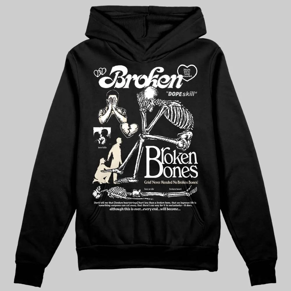Reverse Metallic 5s DopeSkill Hoodie Sweatshirt Broken Bones Graphic sold by DopeSkill product image thumbnail 2