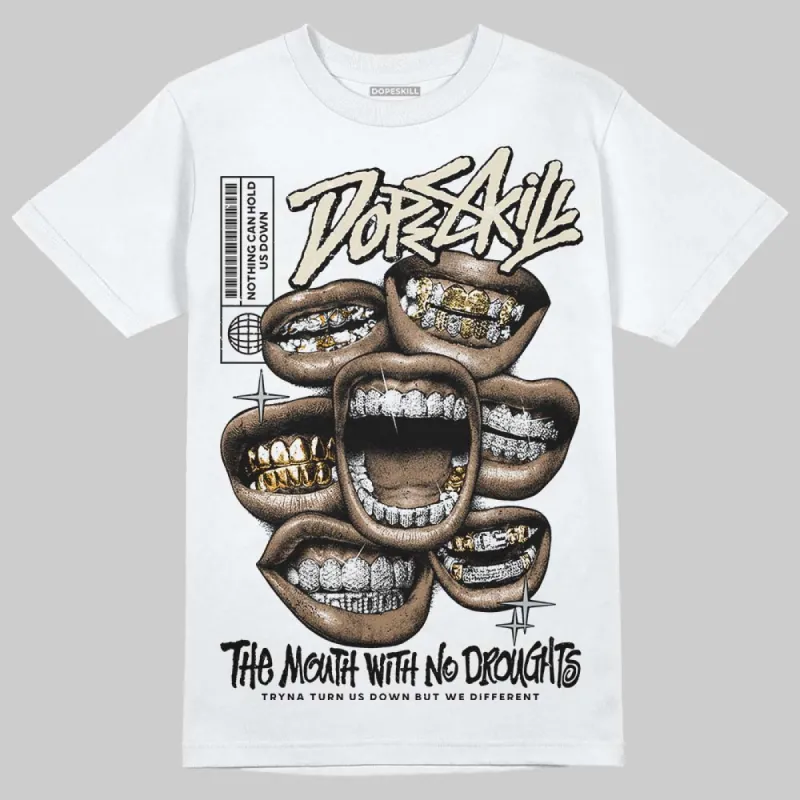 Reverse Metallic 5s DopeSkill T-Shirt The Mouth With No Droughts Graphic sold by DopeSkill