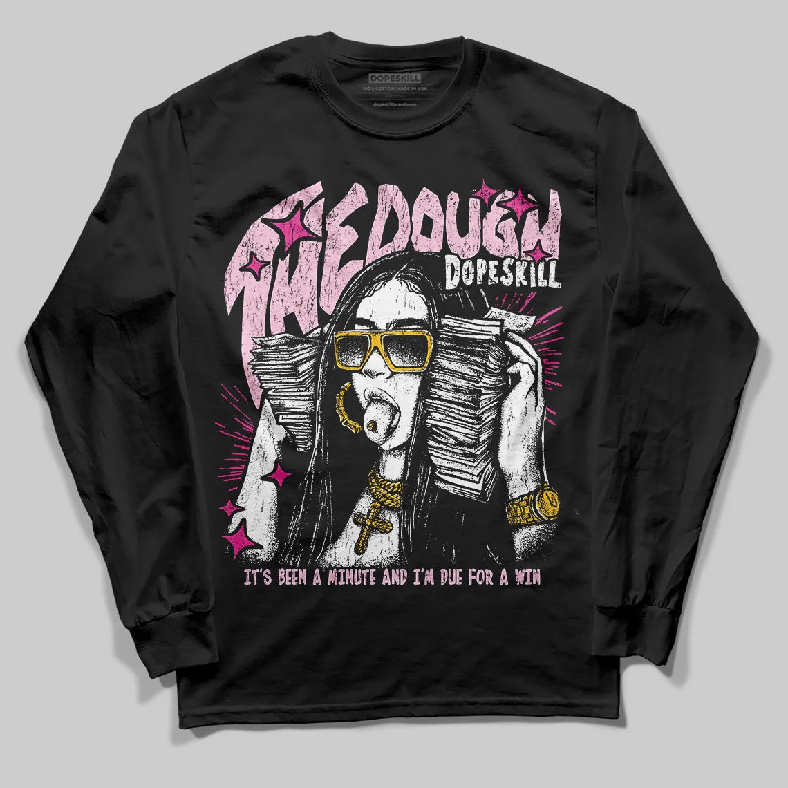 Pink Collection DopeSkill Long Sleeve T-Shirt The Dough Graphic sold by DopeSkill product image thumbnail 2