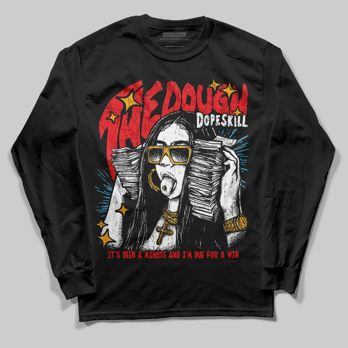 Red Collection DopeSkill Long Sleeve T-Shirt The Dough Graphic sold by DopeSkill