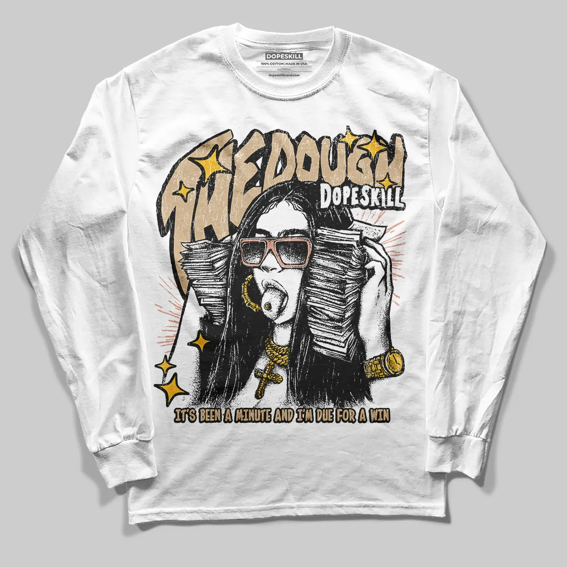 TAN Collection DopeSkill Long Sleeve T-Shirt The Dough Graphic sold by DopeSkill product image thumbnail 2