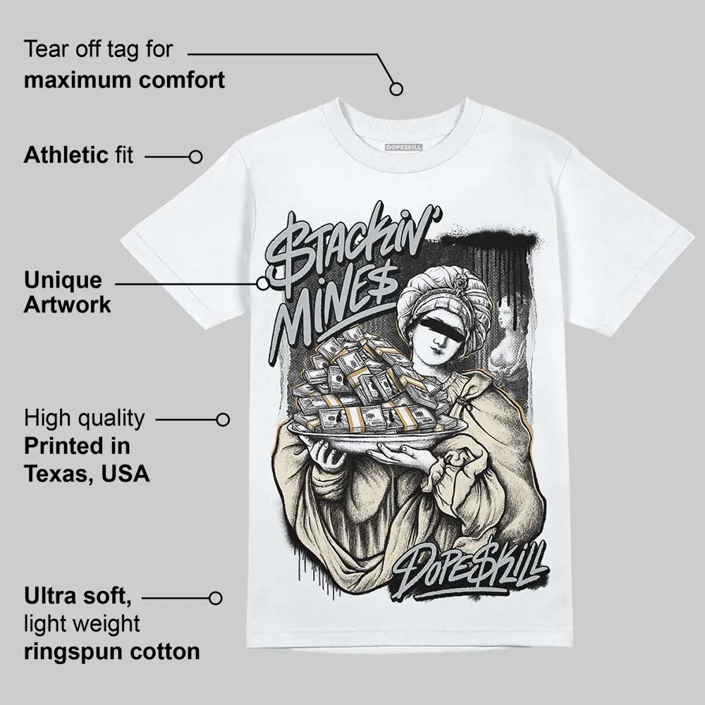 Reverse Metallic 5s DopeSkill T-Shirt Stackin Mines Graphic sold by DopeSkill product image thumbnail 3