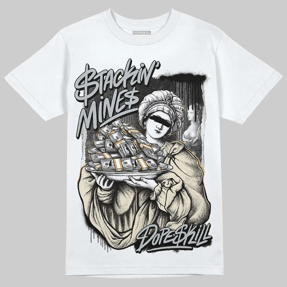 Reverse Metallic 5s DopeSkill T-Shirt Stackin Mines Graphic sold by DopeSkill