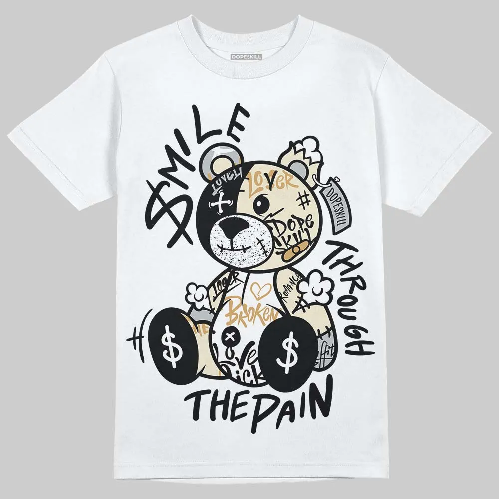 Reverse Metallic 5s DopeSkill T-Shirt Smile Through The Pain Graphic sold by DopeSkill