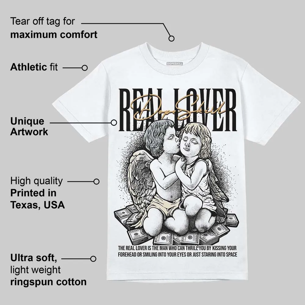 Reverse Metallic 5s DopeSkill T-Shirt Real Lover Graphic sold by DopeSkill product image thumbnail 3