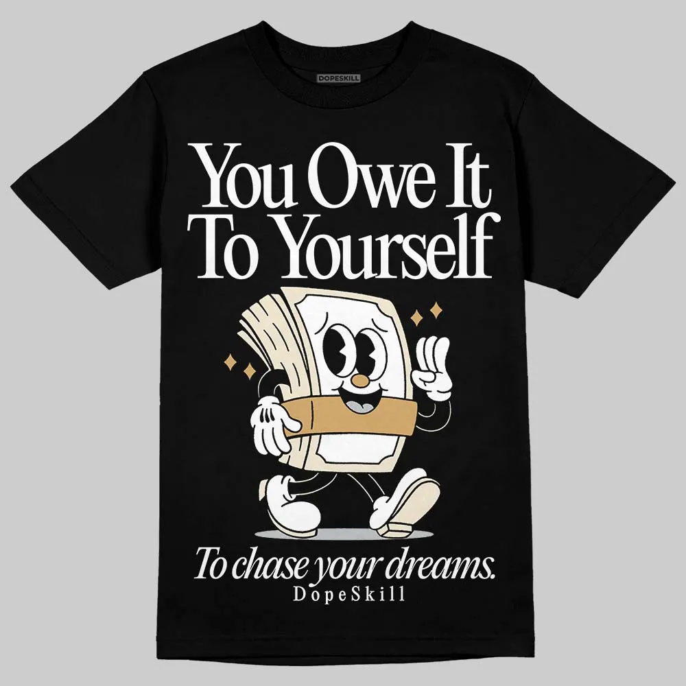 Reverse Metallic 5s DopeSkill T-Shirt Owe It To Yourself Graphic sold by DopeSkill product image thumbnail 2