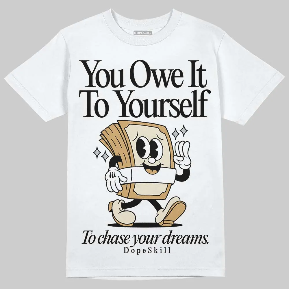 Reverse Metallic 5s DopeSkill T-Shirt Owe It To Yourself Graphic sold by DopeSkill