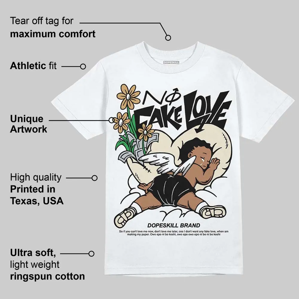 Reverse Metallic 5s DopeSkill T-Shirt No Fake Love Graphic sold by DopeSkill product image thumbnail 3