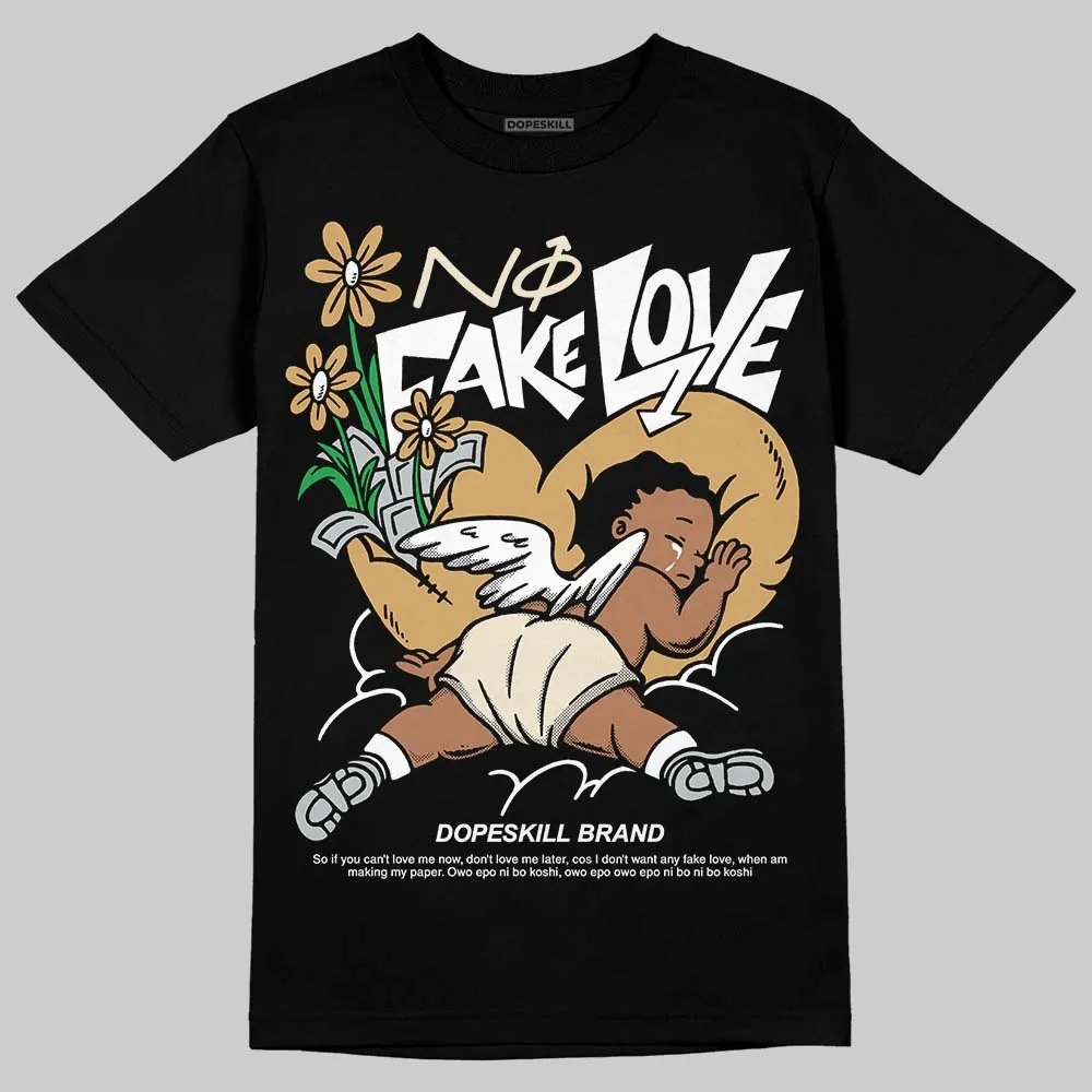 Reverse Metallic 5s DopeSkill T-Shirt No Fake Love Graphic sold by DopeSkill product image thumbnail 2