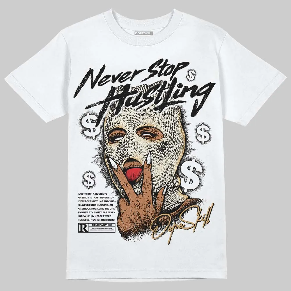 Reverse Metallic 5s DopeSkill T-Shirt Never Stop Hustling Graphic sold by DopeSkill