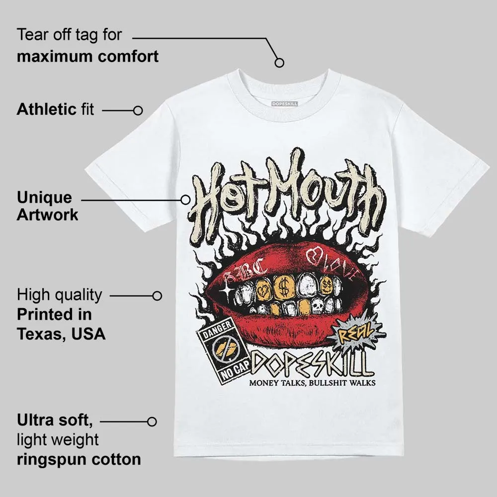 Reverse Metallic 5s DopeSkill T-Shirt Hot Mouth Graphic sold by DopeSkill product image thumbnail 3