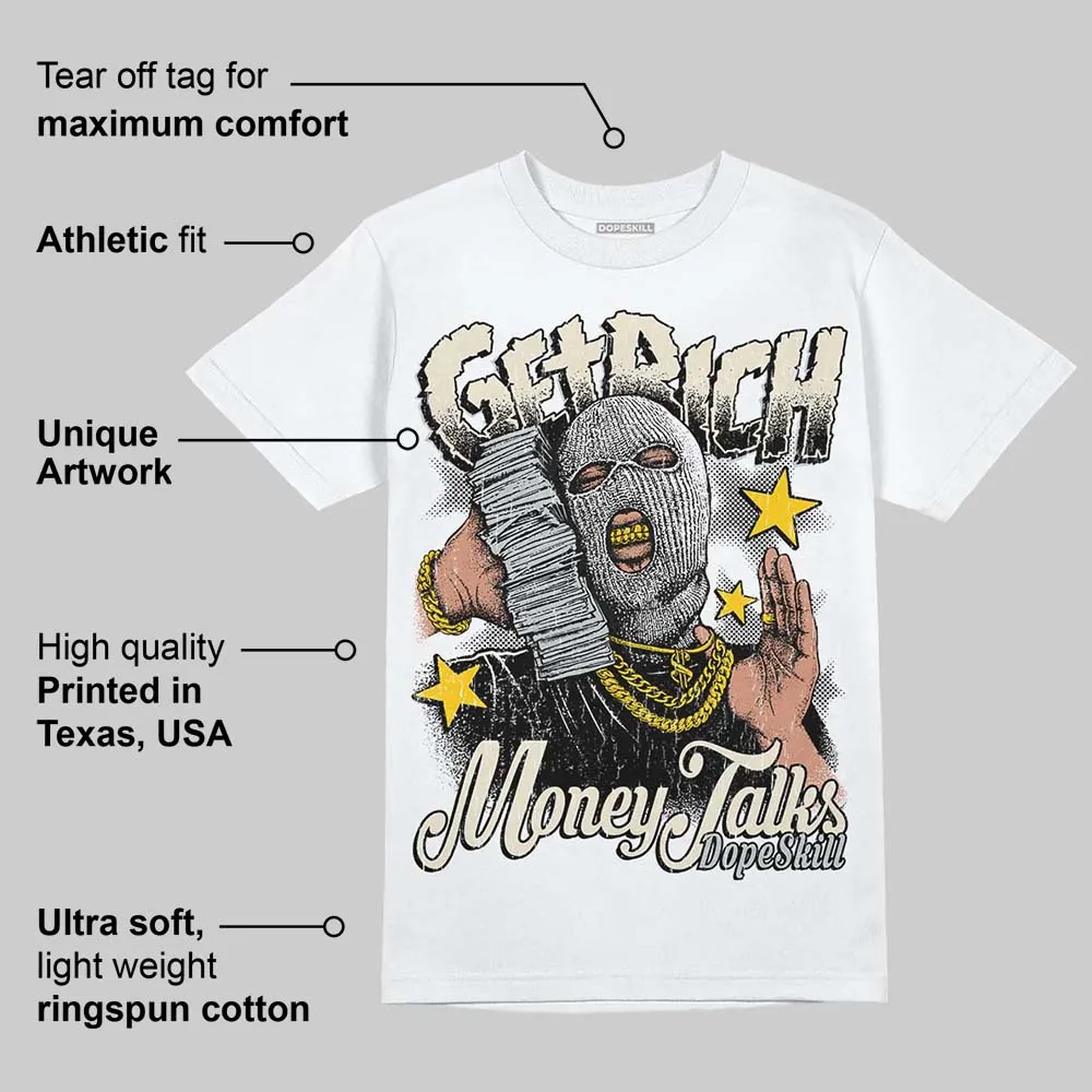 Reverse Metallic 5s DopeSkill T-Shirt Get Rich Graphic sold by DopeSkill product image thumbnail 3