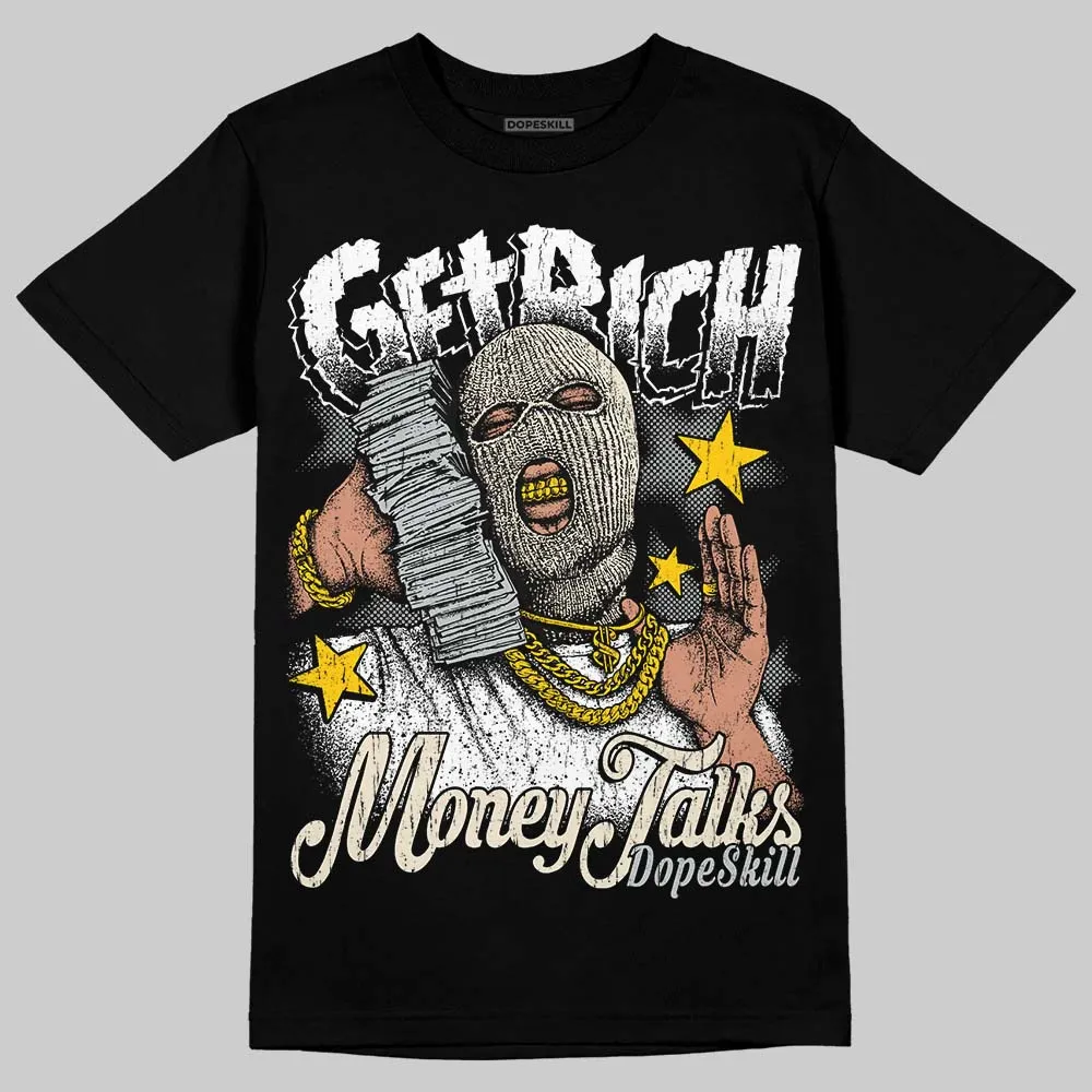 Reverse Metallic 5s DopeSkill T-Shirt Get Rich Graphic sold by DopeSkill product image thumbnail 2