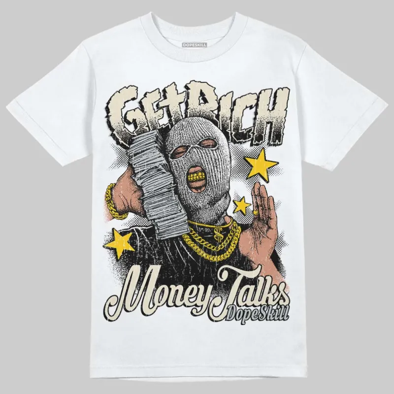 Reverse Metallic 5s DopeSkill T-Shirt Get Rich Graphic sold by DopeSkill