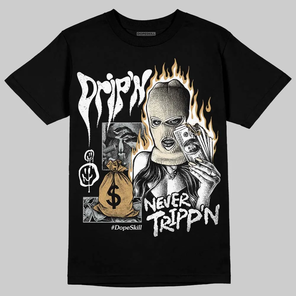 Reverse Metallic 5s DopeSkill T-Shirt Drip'n Never Tripp'n Graphic sold by DopeSkill product image thumbnail 2