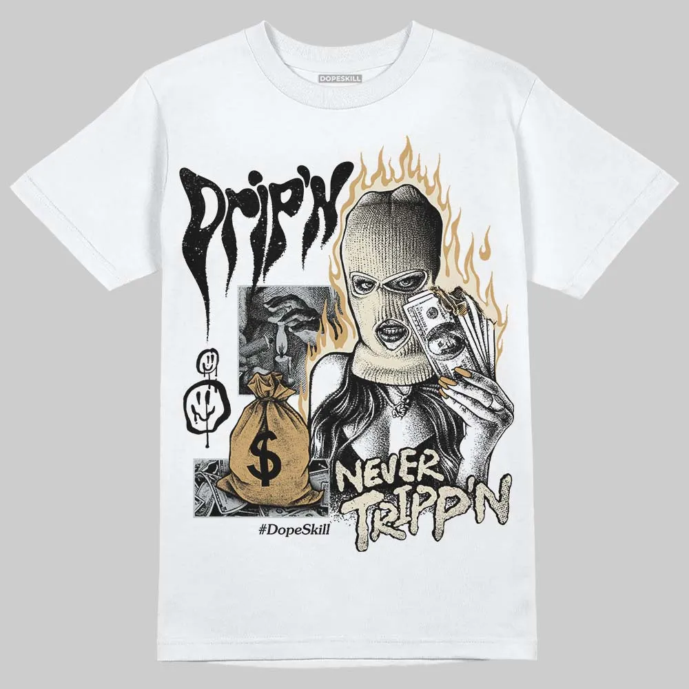 Reverse Metallic 5s DopeSkill T-Shirt Drip'n Never Tripp'n Graphic sold by DopeSkill