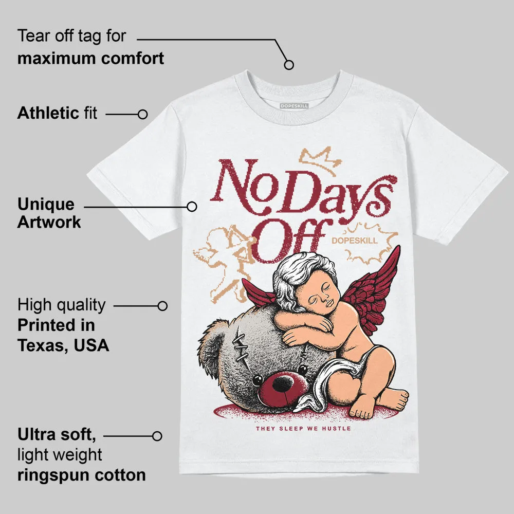 Samba OG Collegiate Burgundy DopeSkill T-Shirt New No Days Off Graphic sold by DopeSkill product image thumbnail 3