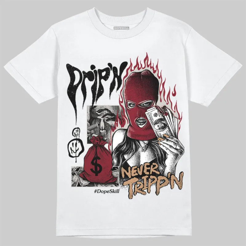 Samba OG Collegiate Burgundy DopeSkill T-Shirt Drip'n Never Tripp'n Graphic sold by DopeSkill