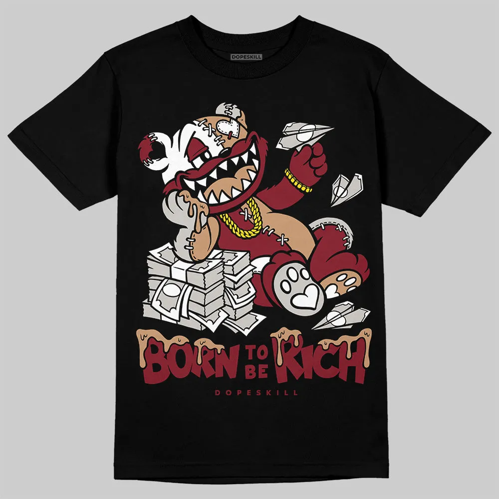 Samba OG Collegiate Burgundy DopeSkill T-Shirt Born To Be Rich Graphic sold by DopeSkill product image thumbnail 2