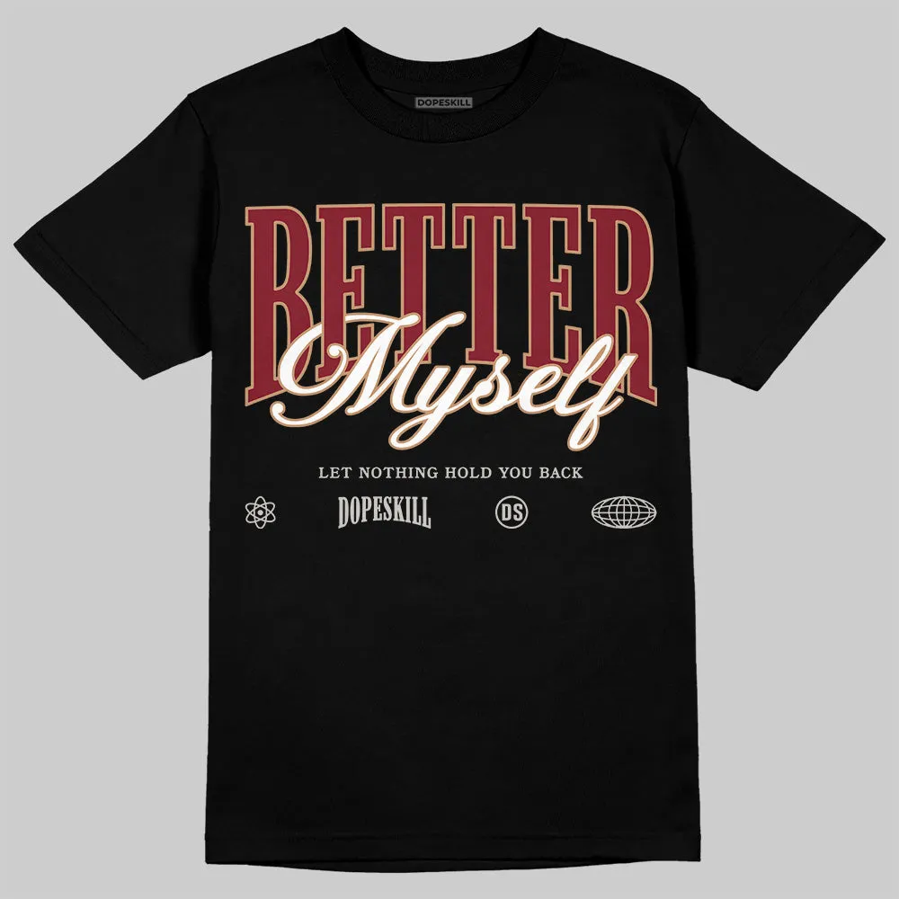 Samba OG Collegiate Burgundy DopeSkill T-Shirt Better Myself Graphic sold by DopeSkill product image thumbnail 2