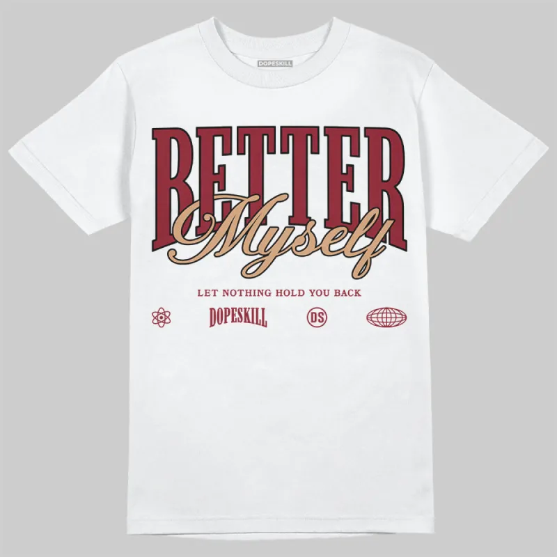 Samba OG Collegiate Burgundy DopeSkill T-Shirt Better Myself Graphic sold by DopeSkill