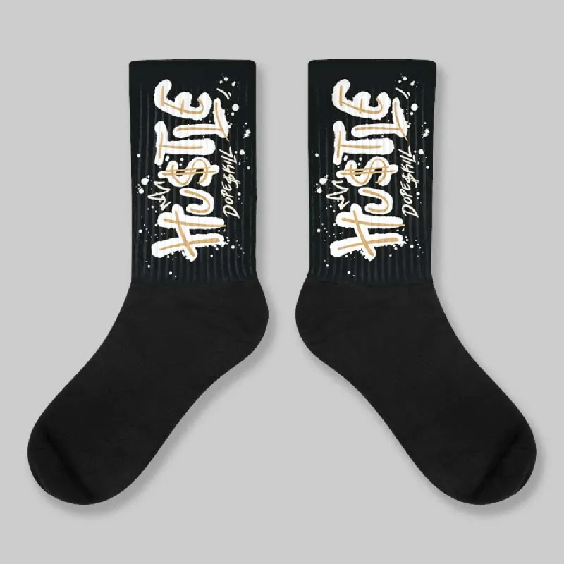 Reverse Metallic 5s DopeSkill Sublimated Sock Hustle Graphic sold by DopeSkill