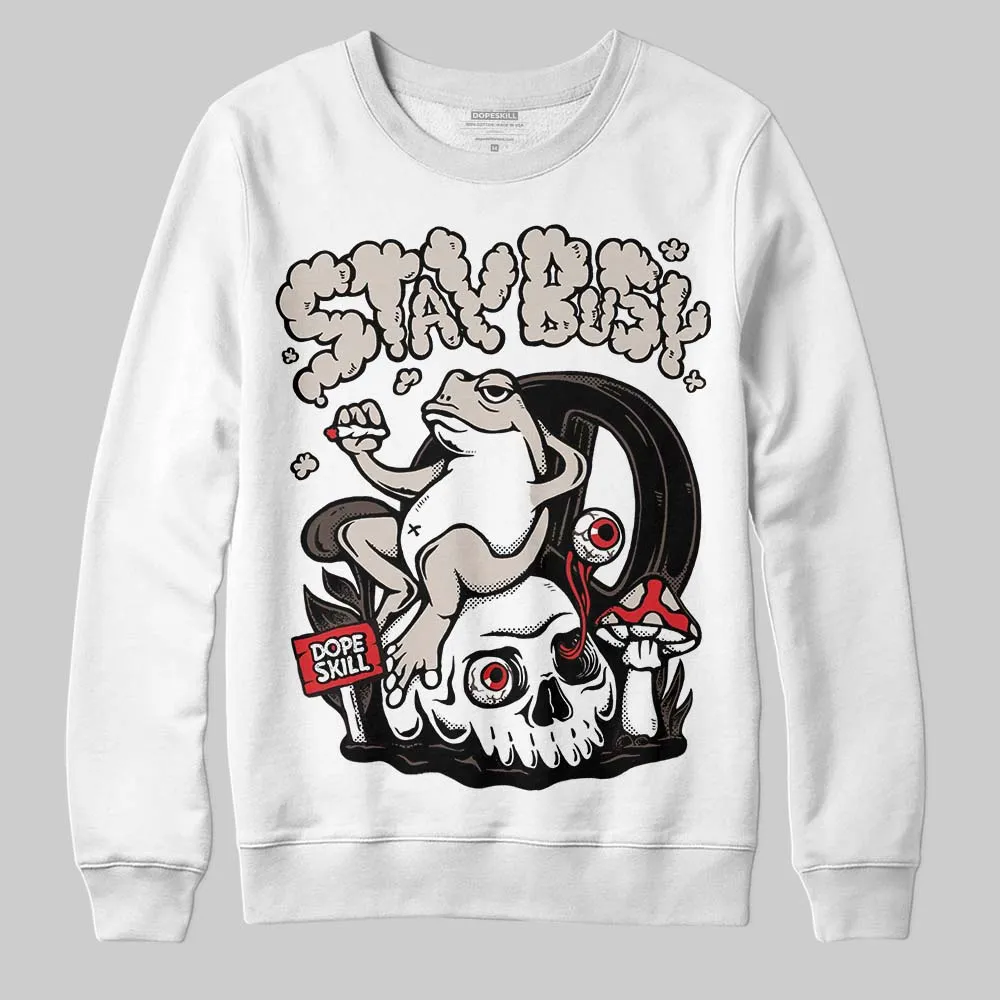 Samba OG White Black Clear Granite 1s DopeSkill Sweatshirt Stay Busy Graphic sold by DopeSkill