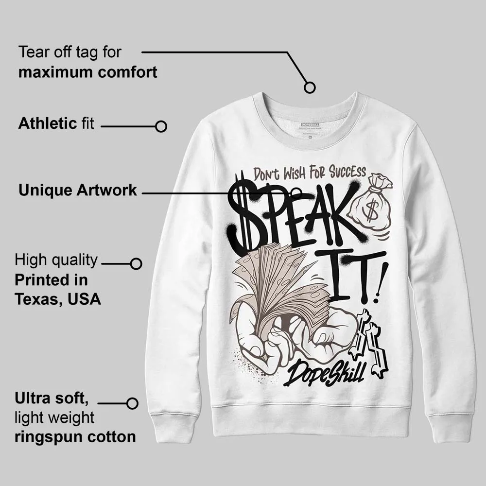 Samba OG White Black Clear Granite 1s DopeSkill Sweatshirt Speak It Graphic sold by DopeSkill product image thumbnail 3