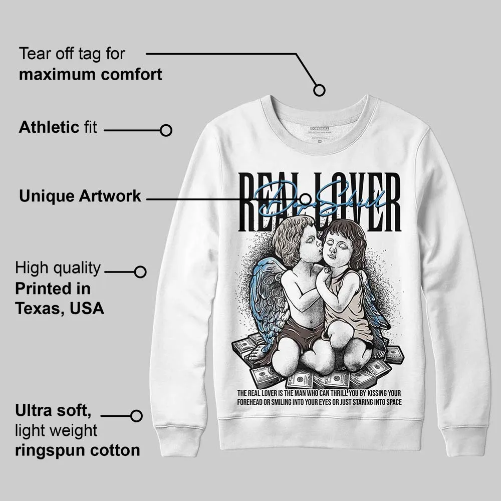 Samba OG White Black Clear Granite 1s DopeSkill Sweatshirt Real Lover Graphic sold by DopeSkill product image thumbnail 3