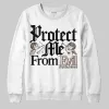 Samba OG White Black Clear Granite 1s DopeSkill Sweatshirt Protect Me From Evil Graphic sold by DopeSkill