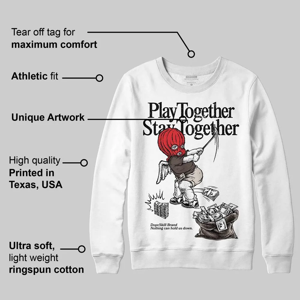 Samba OG White Black Clear Granite 1s DopeSkill Sweatshirt Play together, Stay together Graphic sold by DopeSkill product image thumbnail 3