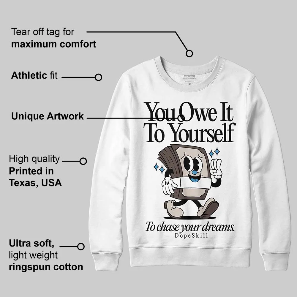 Samba OG White Black Clear Granite 1s DopeSkill Sweatshirt Owe It To Yourself Graphic sold by DopeSkill product image thumbnail 3