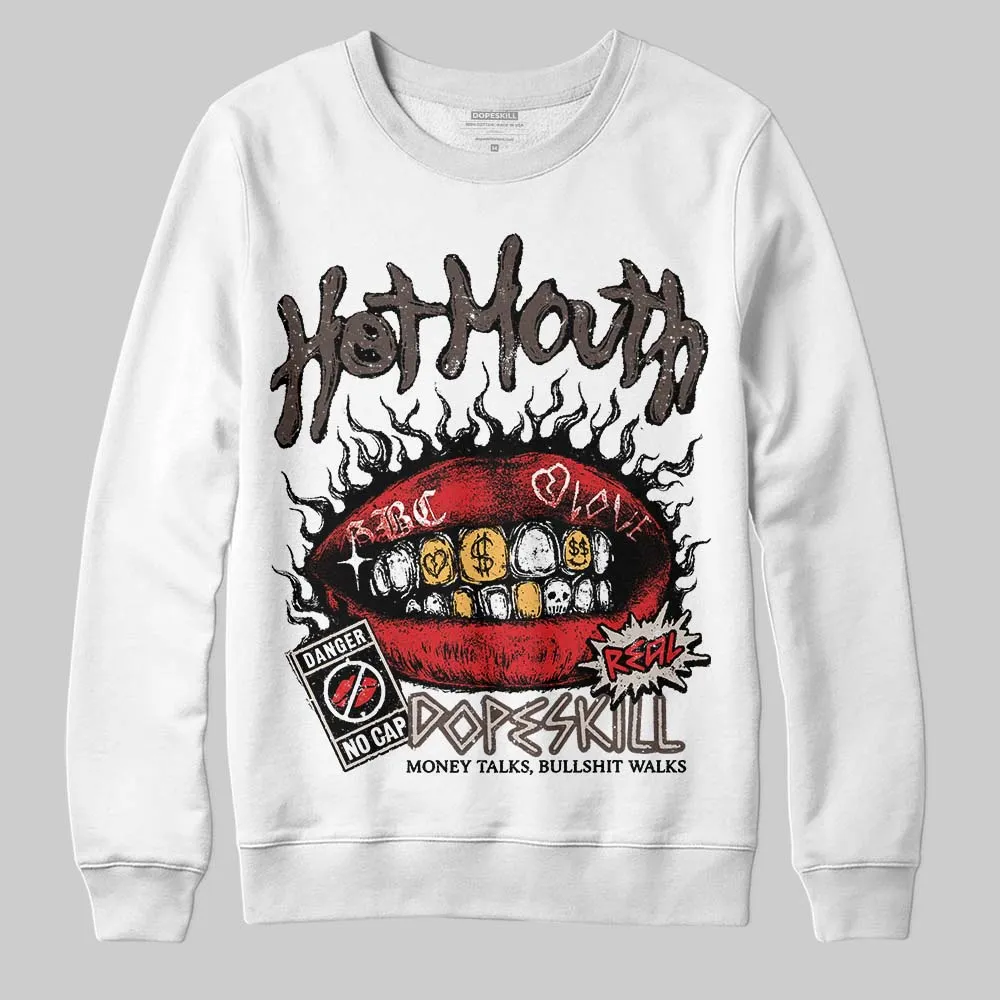 Samba OG White Black Clear Granite 1s DopeSkill Sweatshirt Hot Mouth Graphic sold by DopeSkill