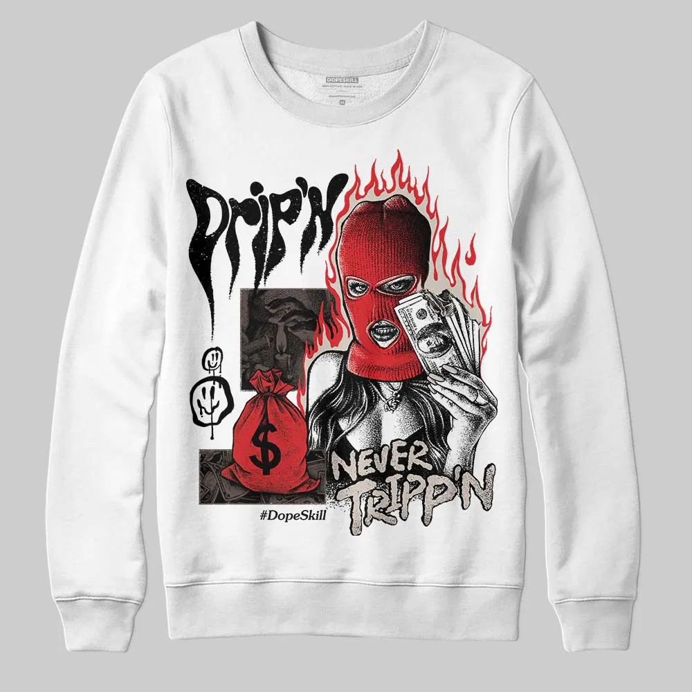 Samba OG White Black Clear Granite 1s DopeSkill Sweatshirt Drip'n Never Tripp'n Graphic sold by DopeSkill