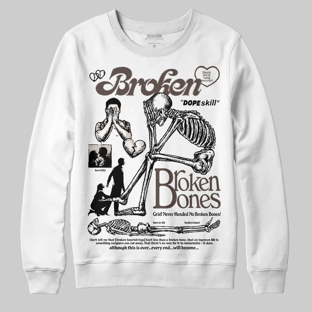 Samba OG White Black Clear Granite 1s DopeSkill Sweatshirt Broken Bones Graphic sold by DopeSkill