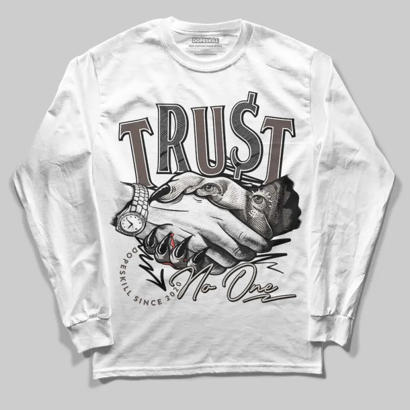 Samba OG White Black Clear Granite DopeSkill Long Sleeve T-Shirt Trust No One Graphic sold by DopeSkill