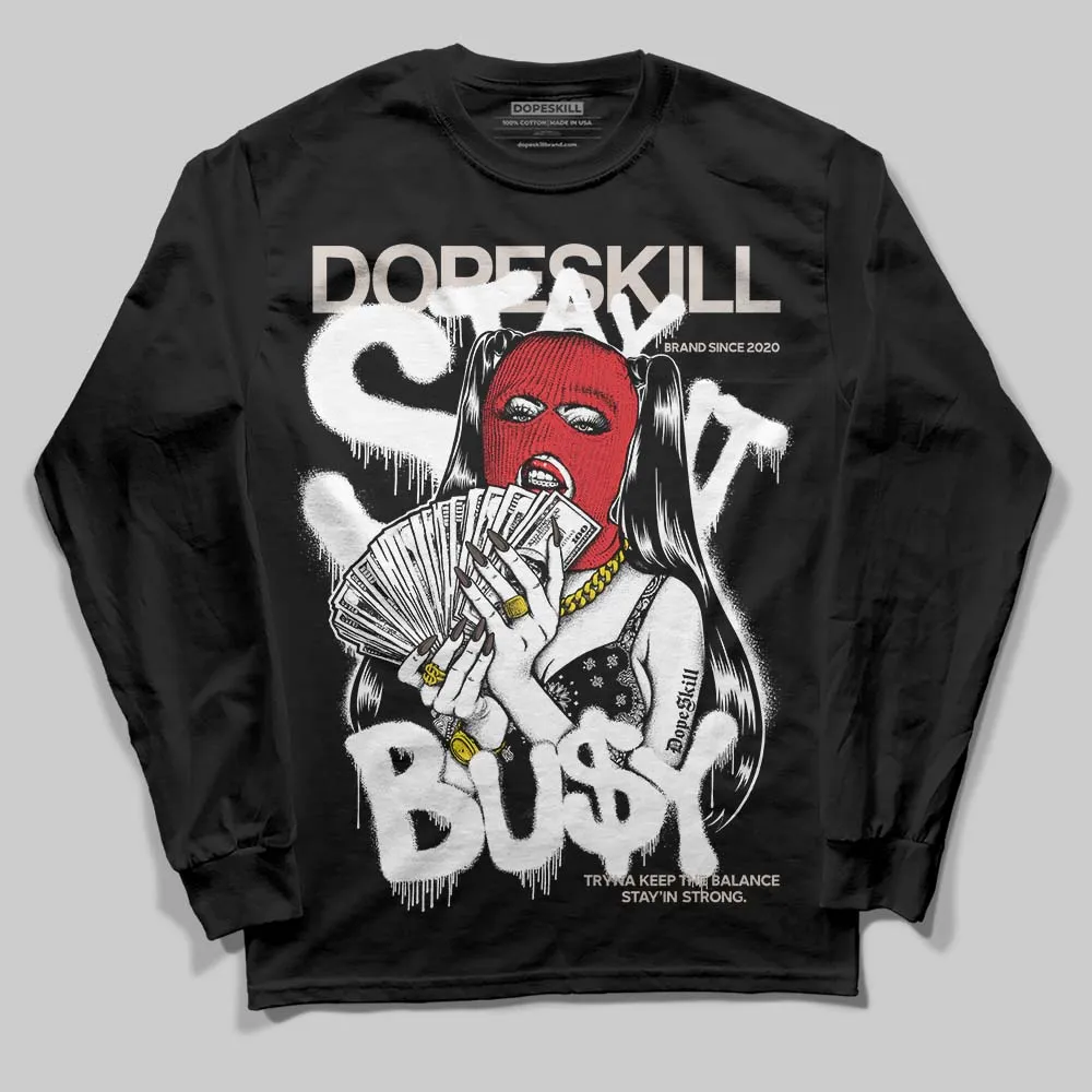 Samba OG White Black Clear Granite DopeSkill Long Sleeve T-Shirt Stay It Busy Graphic sold by DopeSkill product image thumbnail 2