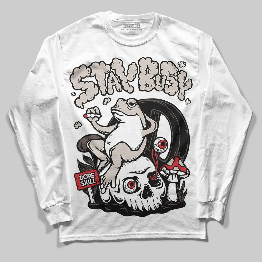 Samba OG White Black Clear Granite DopeSkill Long Sleeve T-Shirt Stay Busy Graphic sold by DopeSkill