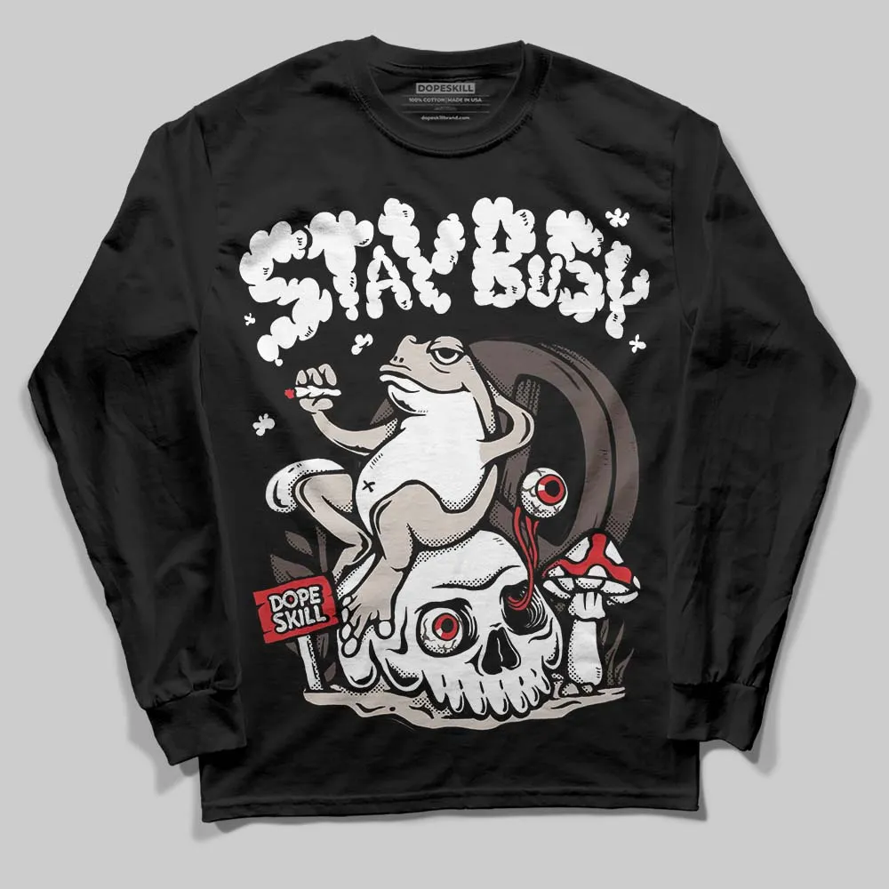 Samba OG White Black Clear Granite DopeSkill Long Sleeve T-Shirt Stay Busy Graphic sold by DopeSkill product image thumbnail 2