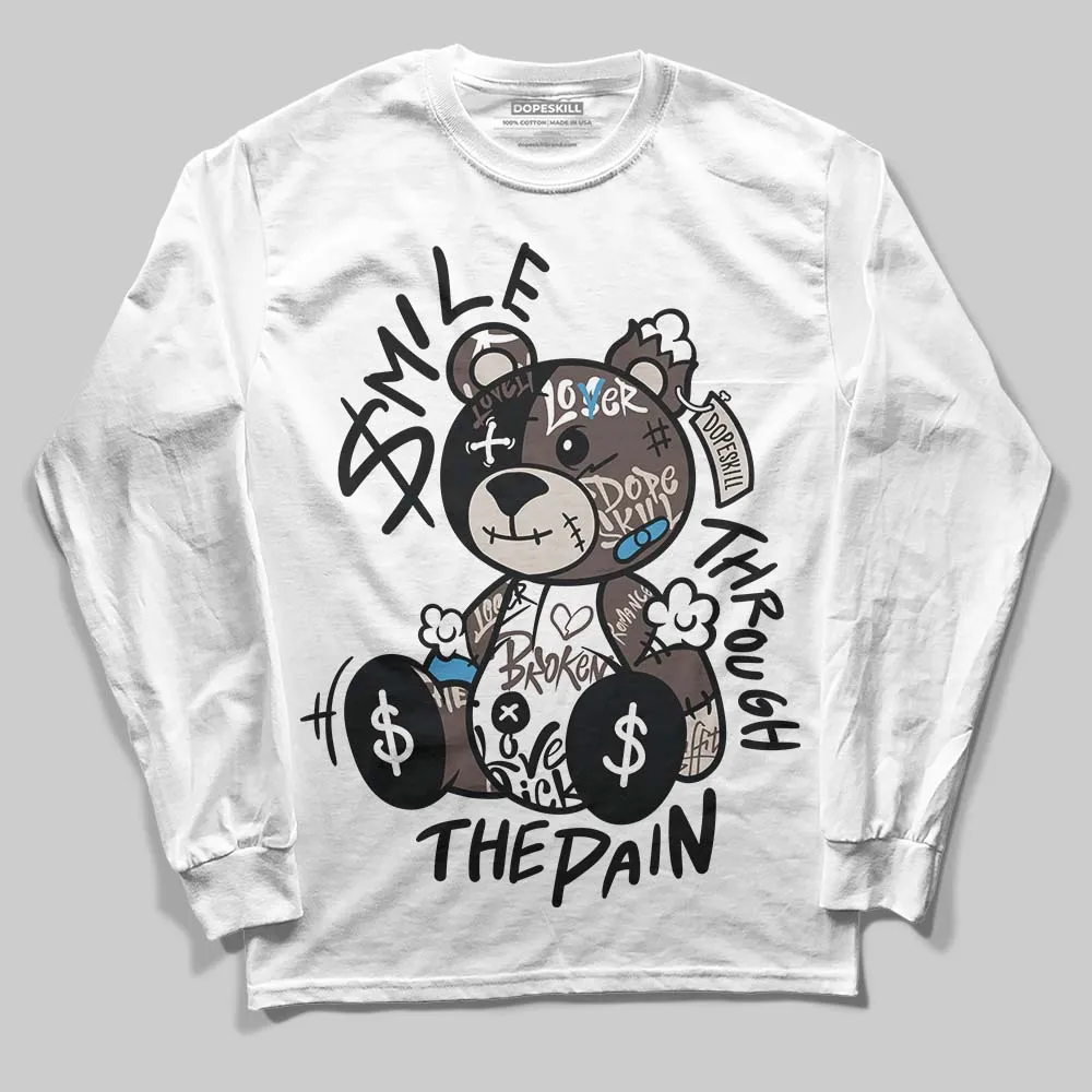 Samba OG White Black Clear Granite DopeSkill Long Sleeve T-Shirt Smile Through The Pain Graphic sold by DopeSkill